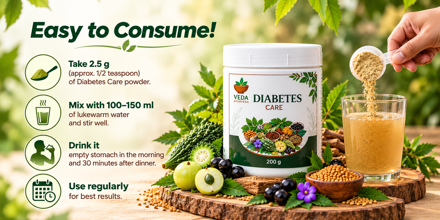 Veda Diabetes Care product information 4